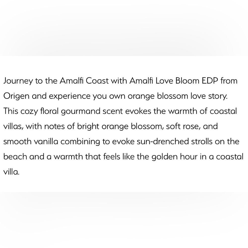NWT!!!  Amalfi Love Bloom Eau De Parfum - Picture 3 of 5